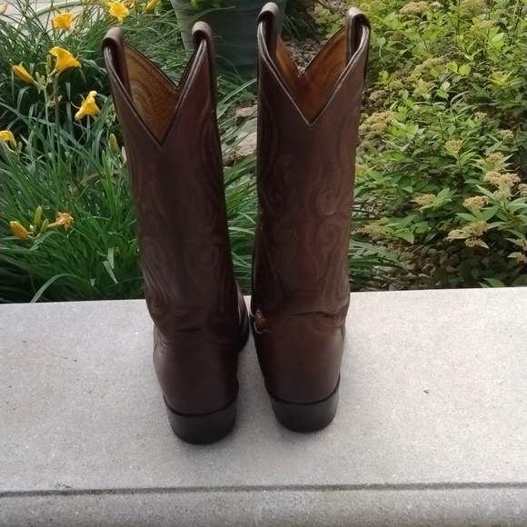 Mens Tony Lama Western boot, size 8.5 D - Picture 11 of 12